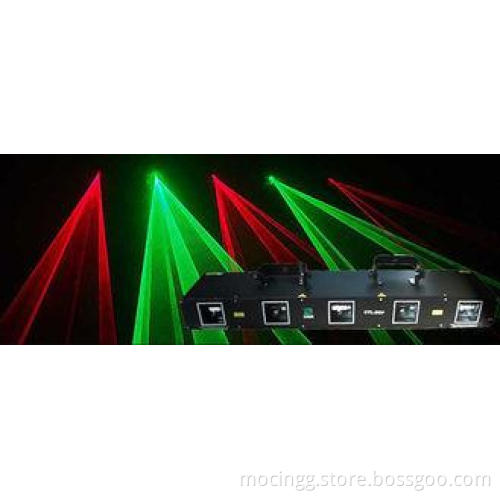 Four Heads Red Green Disco Laser Light DMX512 Laser Lightin